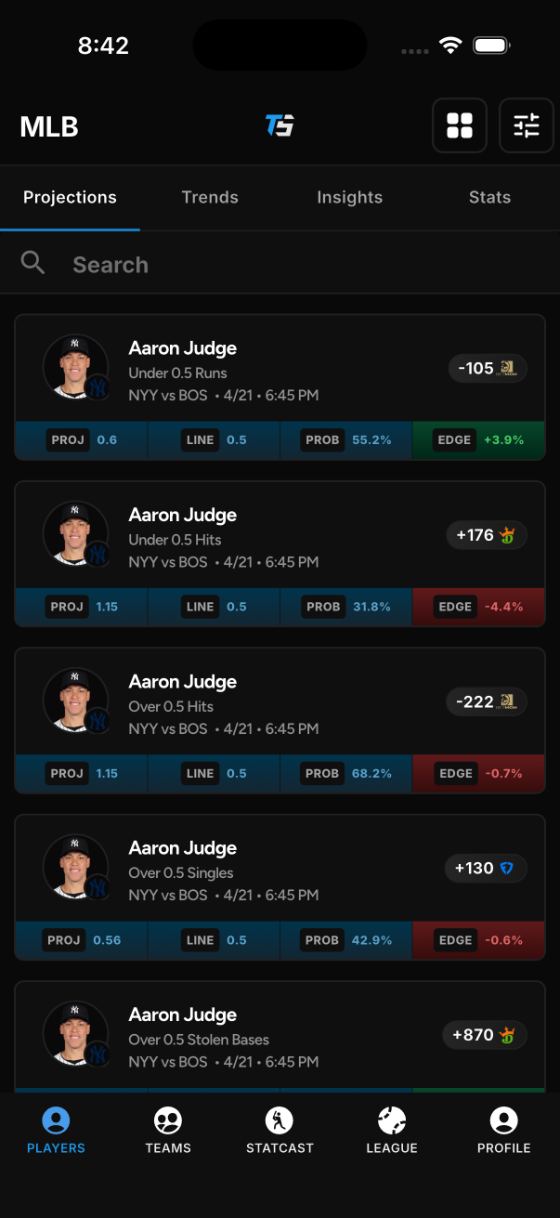 Toad Sports mobile app